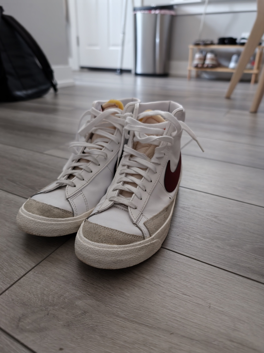 Nike Blazer Mid '77 Vintage (White / Dark Beetroot Red) - Mens - Size 10.5